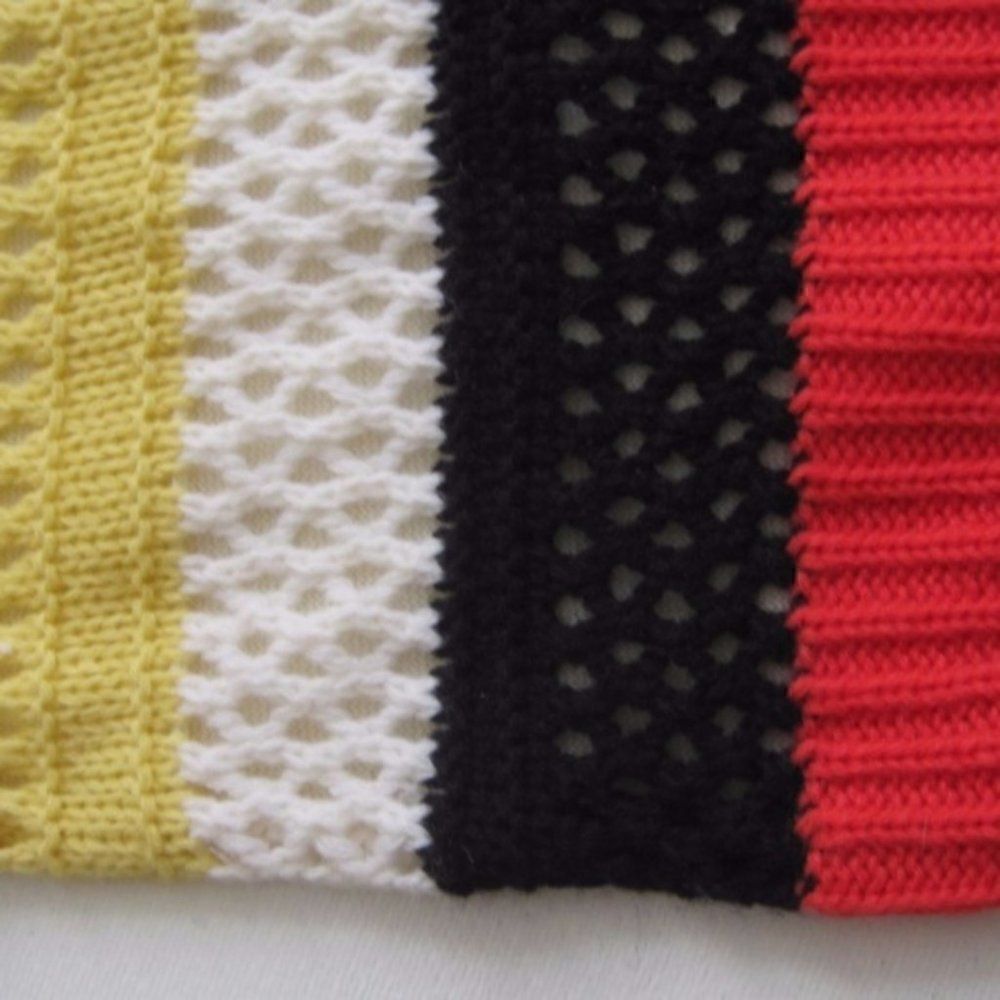 ADIDAS Scarf Unisex Knitted Striped - Picture 3 of 4